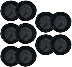 PAX-ASIAN #508 Polyester Washable Work Clothes Fan Protection Net with Fan Cover 10 Pieces Black, Black