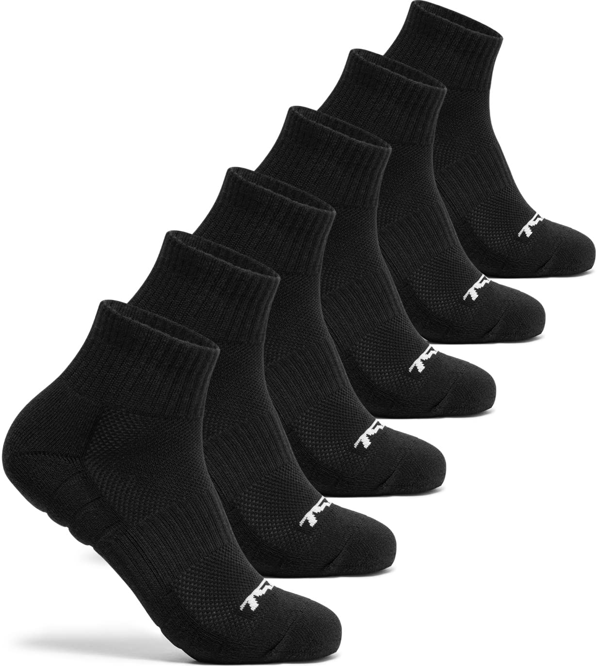 TESLA Unisex Sports Socks, Antibacterial, Odor-Resistant, Moisture-Wicking, Quick-Dry, Available in Ankle, Short, Crew, and High-Cut Styles for Compression, Business, Casual, and Outdoor Wear