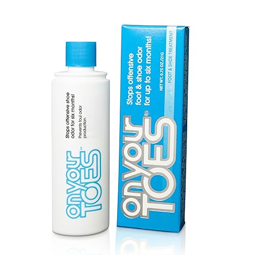 On Your Toes Eliminador natural de olores de pies y zapatos, desodorante de zapatos con polvo corporal para neutralizar olores malolientes, polvo de
