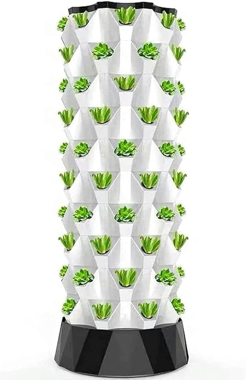 Hydroponic Growing Kits Hydroponic Tower 48Pots Hydroponic Planting System Indoor and Outdoor Multi-Layer Soilless Planting Equipment Kit Vegetables Fruits and Herbal Planting