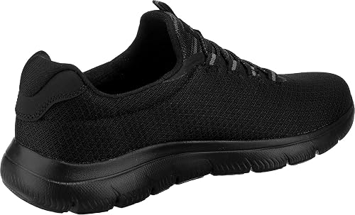 Skechers Homme Summits Trainer, Black Mesh/Trim, 43 EU - 4