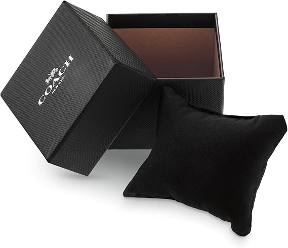 Coach Charter Men's Chronograph Quartz Watch 39 mm Stainless Steel Case Link Bracelet Essential Accessory, Gift for Him