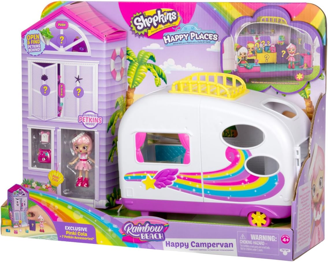 Shopkins Happy Places Rainbow Beach Camper Van