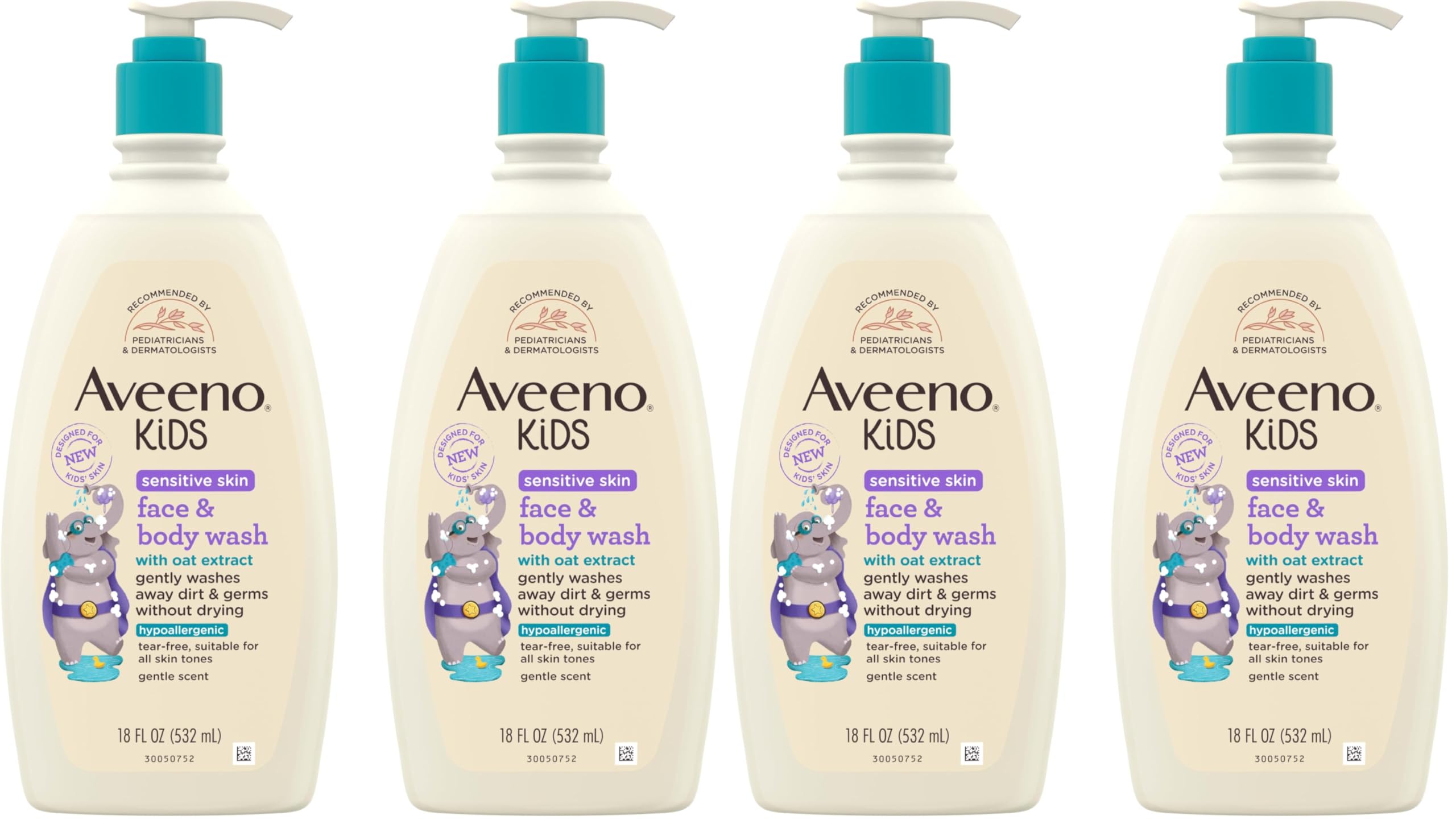 Aveeno Kids Sensitive Skin Face and Body Wash