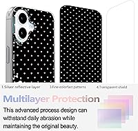 Vista 2 de I-MGAE-IN-AR Compact Case for for iPhone 16 Case Cute Heart Polka Design, Camera Control, Compatible with MagSafe, Shockproof Military-Grade