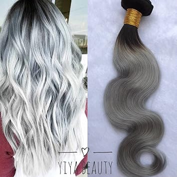 Yiya, extensions 100% veri capelli umani brasiliani, in colore estivo,  mossi, colore blu petrolio, verde blu, grigio, fragola, biondo, #27 a  doppia trama con chignon da 100 g : Amazon.it: Bellezza