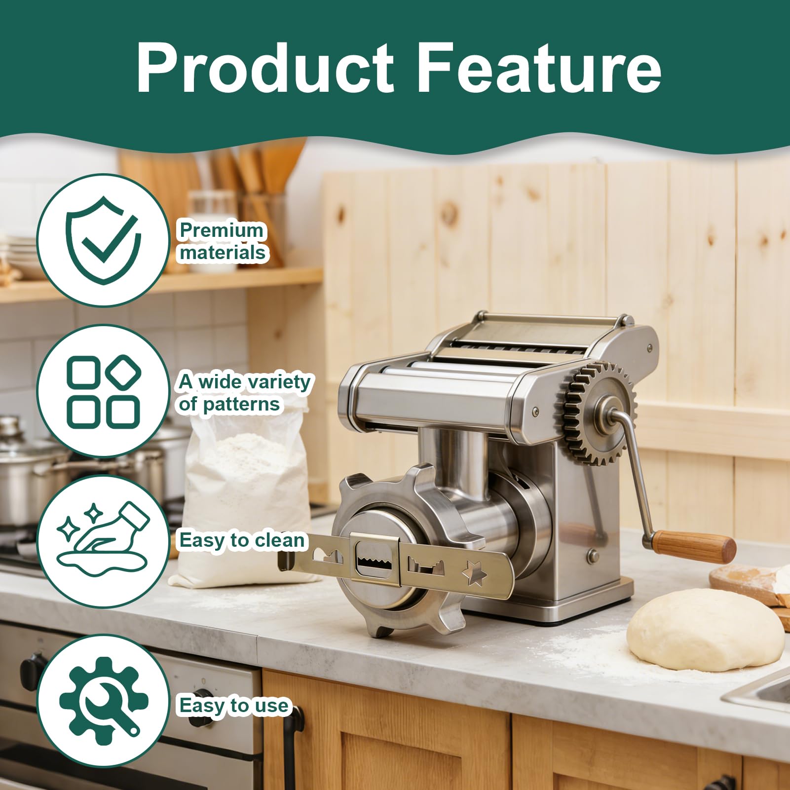 Accessoire Pâtisserie Pour Hachoir En Acier Inoxydable 5#, Presse a Biscuit Avec 1 Anneau De Raccordement Et 2 Disques 8 Motifs, Ustensiles À Pâtisserie Et Accessoires De Pâtisserie Et De Cuisson