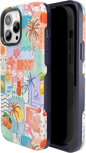 Miniatura 679 de Casely Funda para iPhone 13 Pro Max Jardín dorado Floral de girasol amarillo Compatible con MagSafe Diseño protector audaz Jardín Dorado