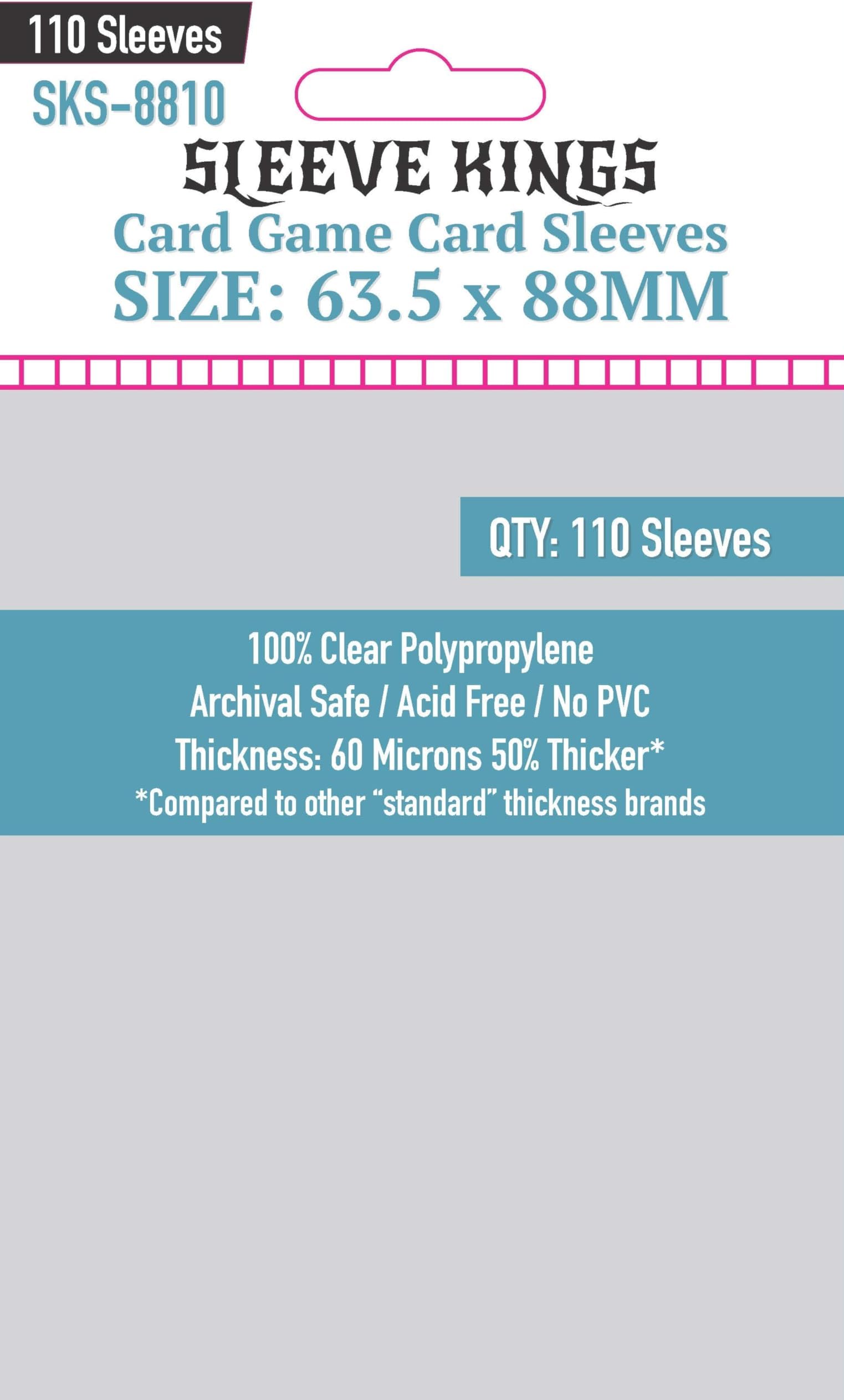 63.5x88mm - Card Card Sleeves (110)