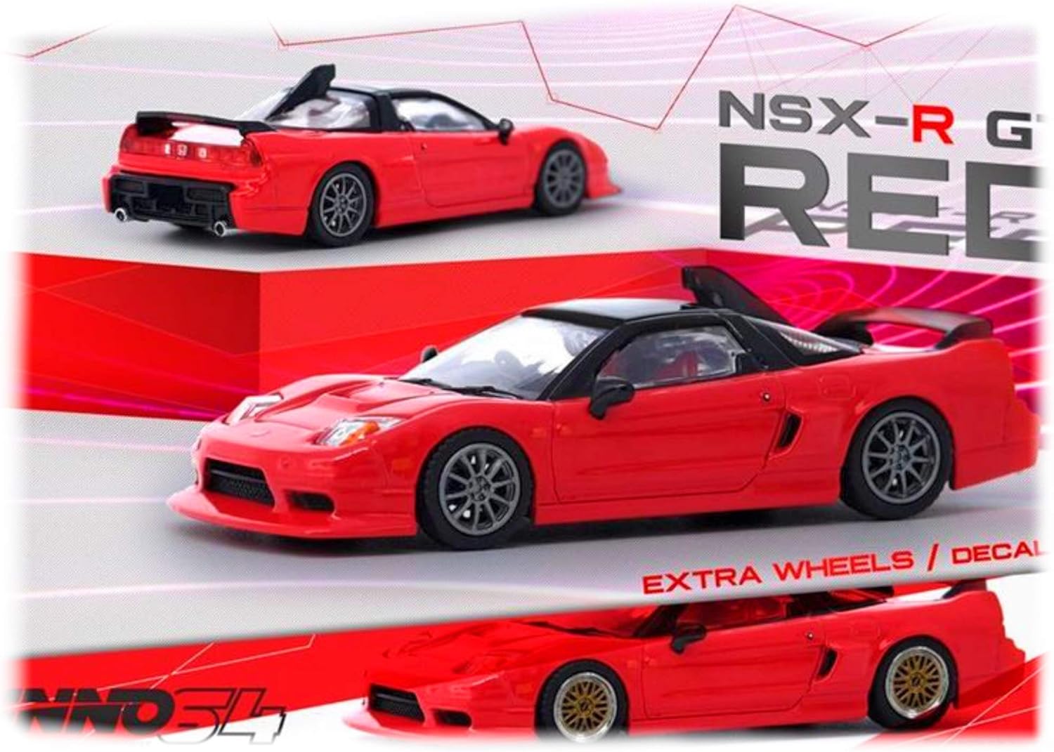 Amazon Co Jp Inno 1 64 Honda Nsx R Gt Red Nsx Hong Kong Special Version Red Hobbies
