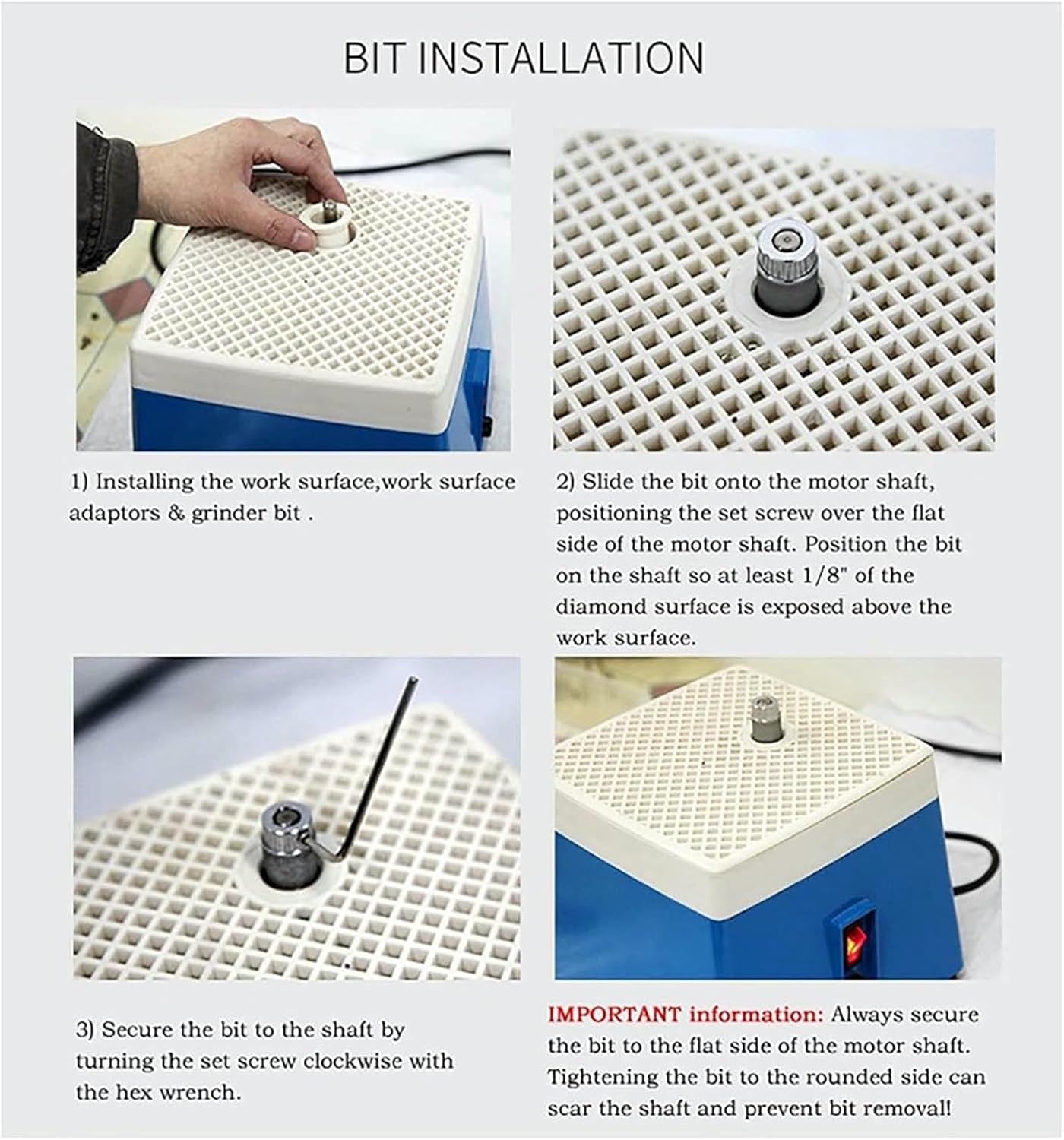 Mini Stained Electric Grinder, Diamond Glass Art Glass Grinding Tool, Automatic Watering Edging Machine
