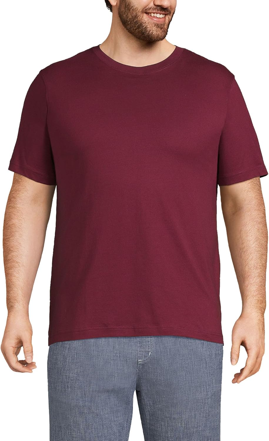 Lands End Mens Super-T Short Sleeve T-Shirt