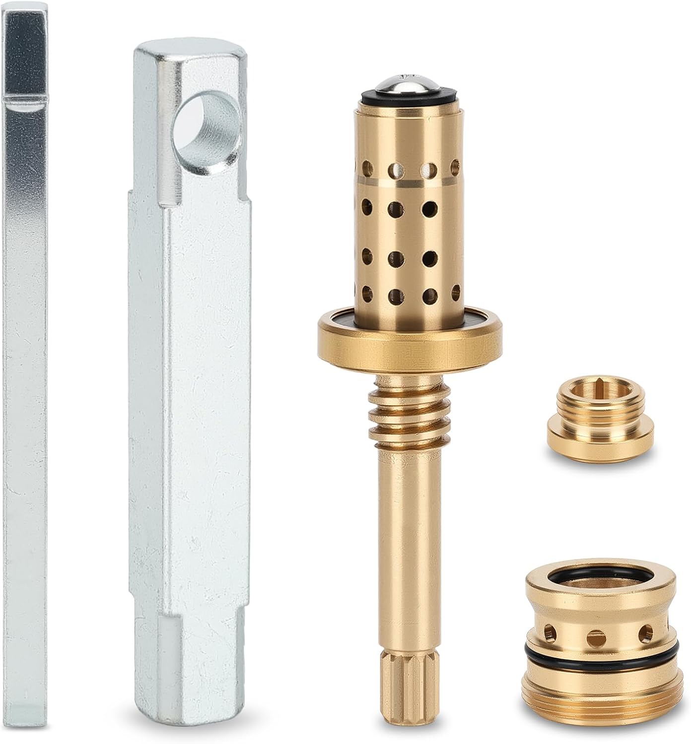 T-35A/B Temptrol Rebuild Kit Compatible with Symmons Shower Valve TA-10 Spindle Assembly TA-4 Seats Complete Shower Valve Temptrol Rebuild Kit Adjustable