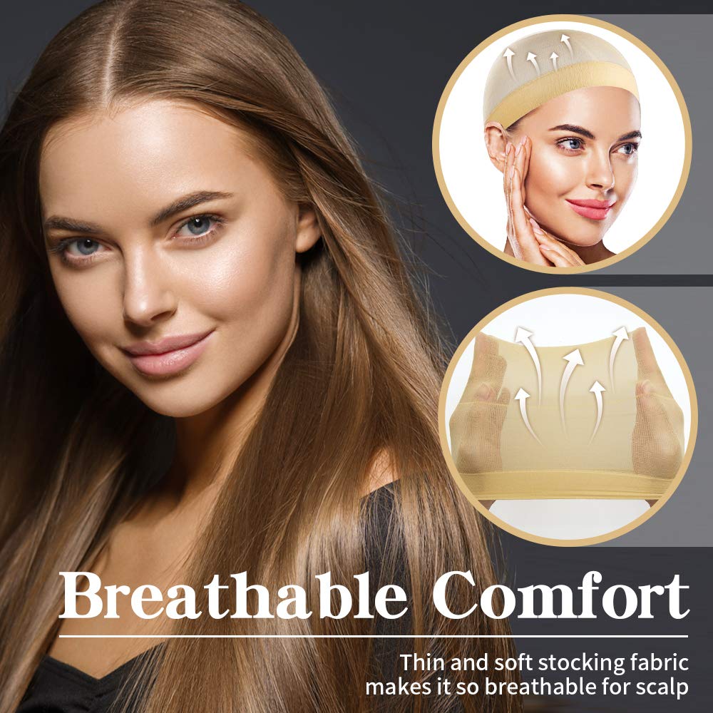 Buy 2 get 3 Dreamlover Stocking Wig Caps Beige, 10 Pack Black Friday Sale 2022 Dreamlover Stocking Wig Caps Beige, 10 Pack
