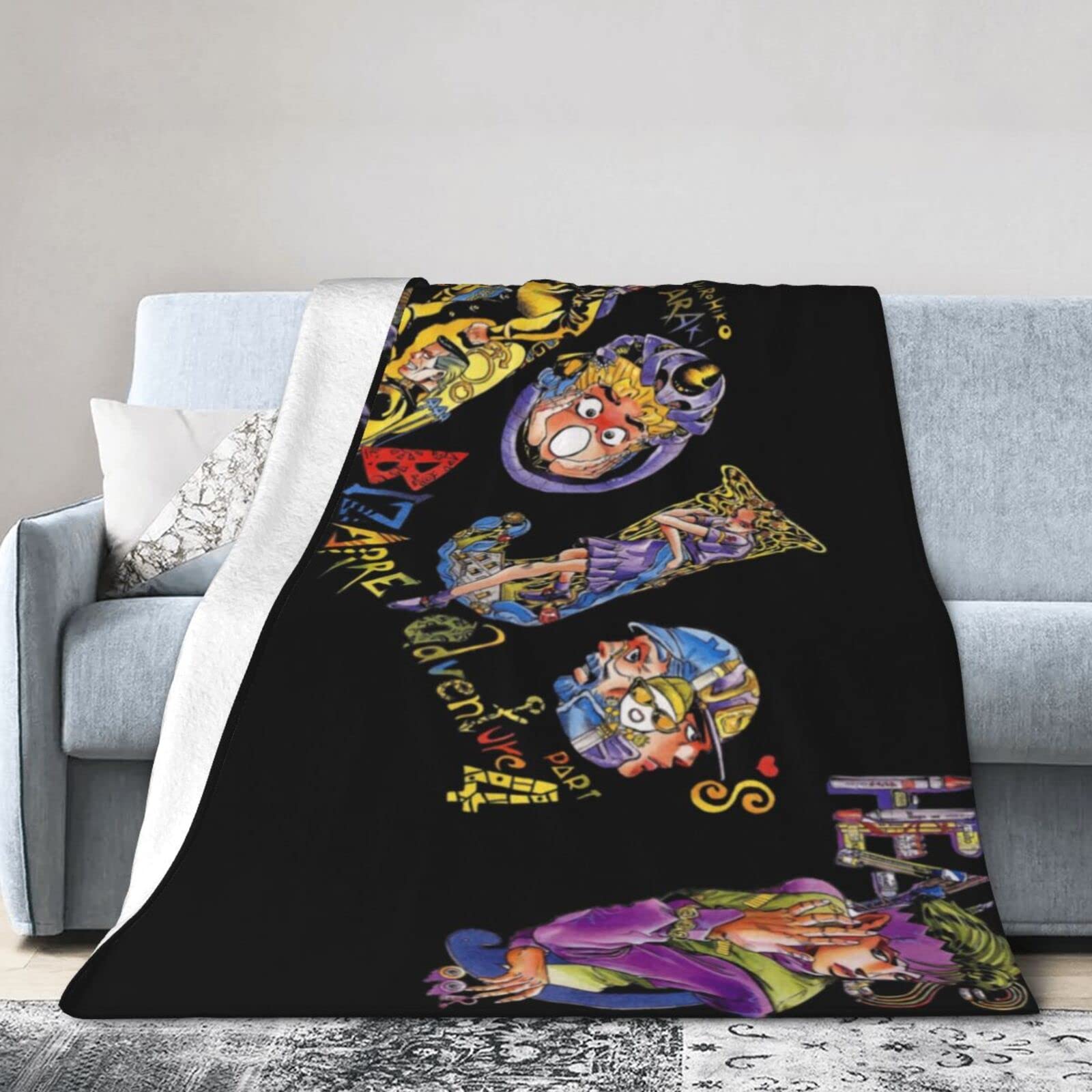 Amazon｜ジョジョの奇妙な冒険 黄金の風 ブランケット フェルト生地