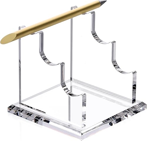 Miniatura 9 de SANRUI Soporte de acrílico para bolígrafo, soporte de exhibición para lápiz estilográfico, soporte para brochas de maquillaje, soporte para