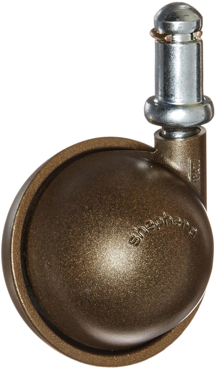 Shepherd Satellite Series 2" Diameter Metal Wheel Caster, 7/16