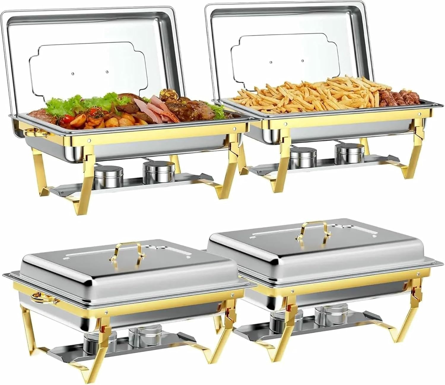 Chafing Dishes for Buffet Food Warmer Catering Hot Pot Party Wedding Dinner-
