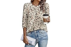 Women's Elegant Autumn Long Sleeve Ruffles Chiffon Blouse Shirt Tops