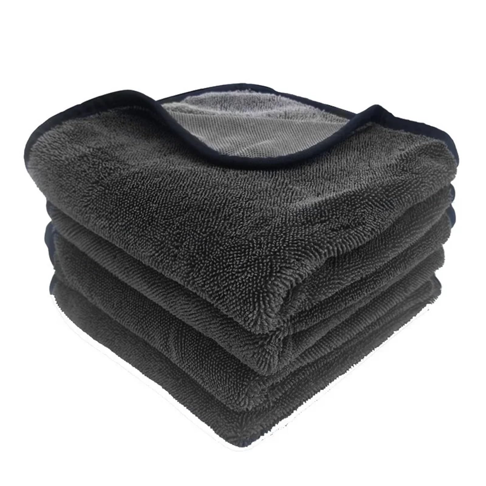 2 paños de Microfibra for Limpieza de Coche de 600 g/m², Suaves, Trenzados y absorbentes, Que no Dejan Marcas.