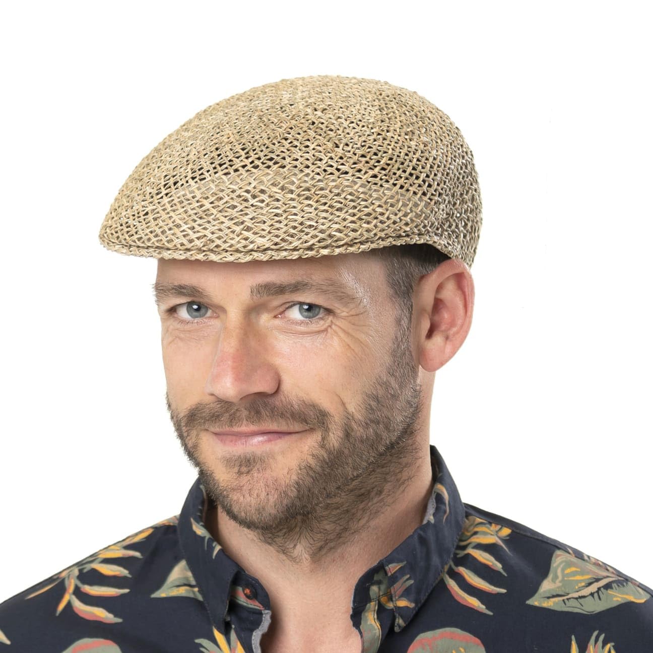 Lipodo Casquette Plate en Paille Femme/Homme - Made in Italy Bonnet de avec Visiere Printemps-ete Ete