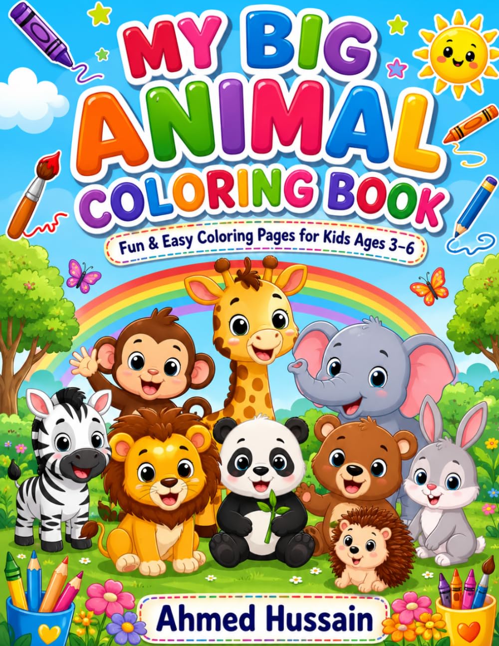 MY BIG ANIMAL COLORING BOOK