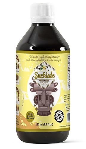 Miniatura 11 de Suchiate Pure Vanilla | Vainilla mexicana para hornear y postres | Hecho con vainilla real | Vainilla Mexicana Buena 16.9oz (16.9 fl oz) Oscuro: 500