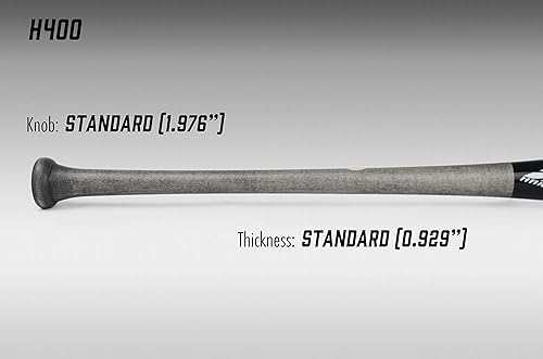 Miniatura 4 de Spark H400 Wooden Baseball Bat Maple Wood Gamebat Practice Training Bat Made in Japan