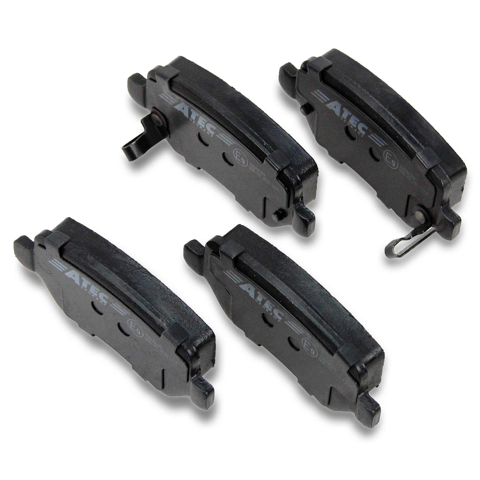 ATEC Germany Bremsenset Hinterachse inkl. Bremsscheiben Ø 240 mm Voll + Bremsbeläge Hinten Kompatibel mit OPEL ASTRA G (T98) (F35) (F70), ASTRA H (A04)(L70), MERIVA A (X03)