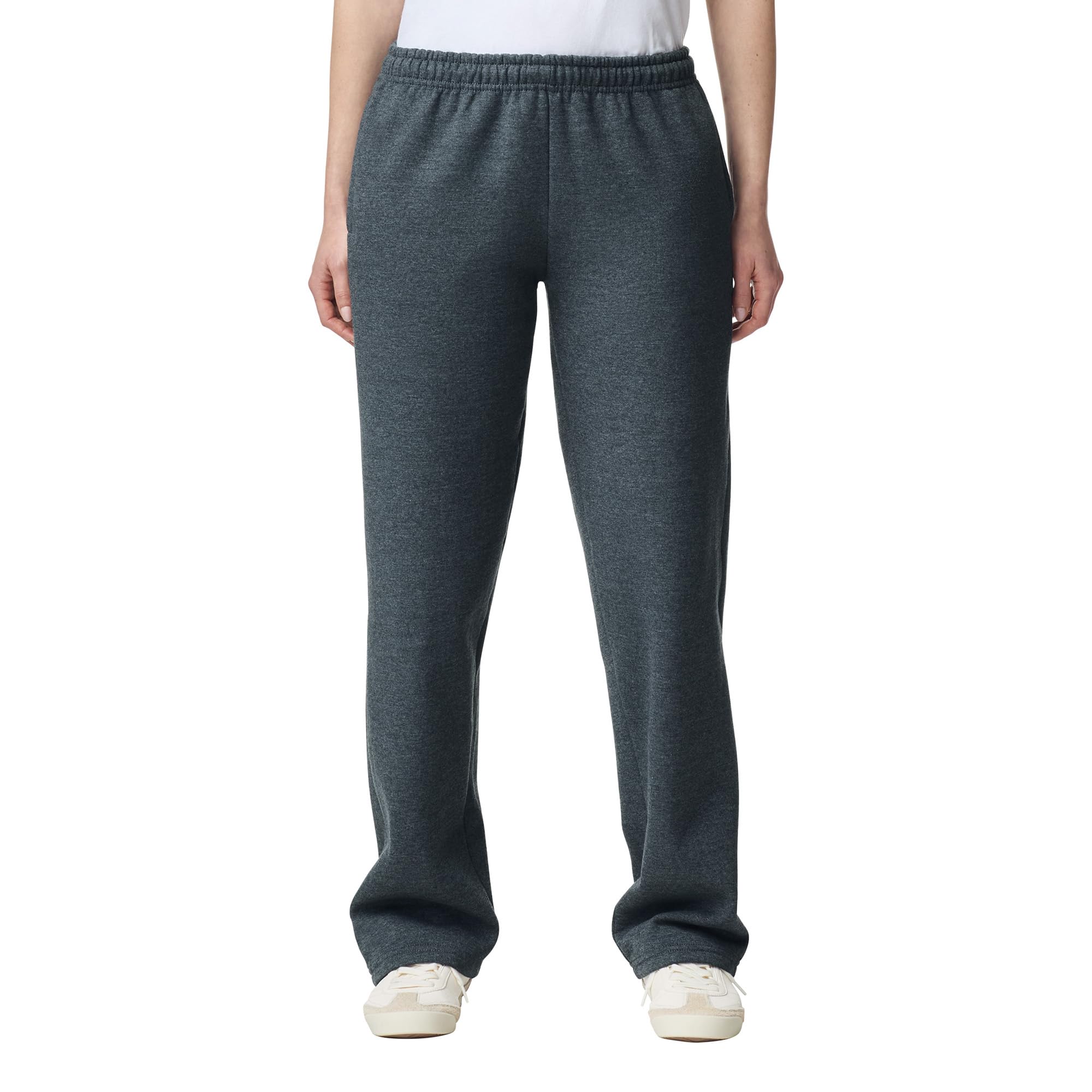 Gildan Adult Fleece Open Bottom Sweatpants with Pockets, Style G18300