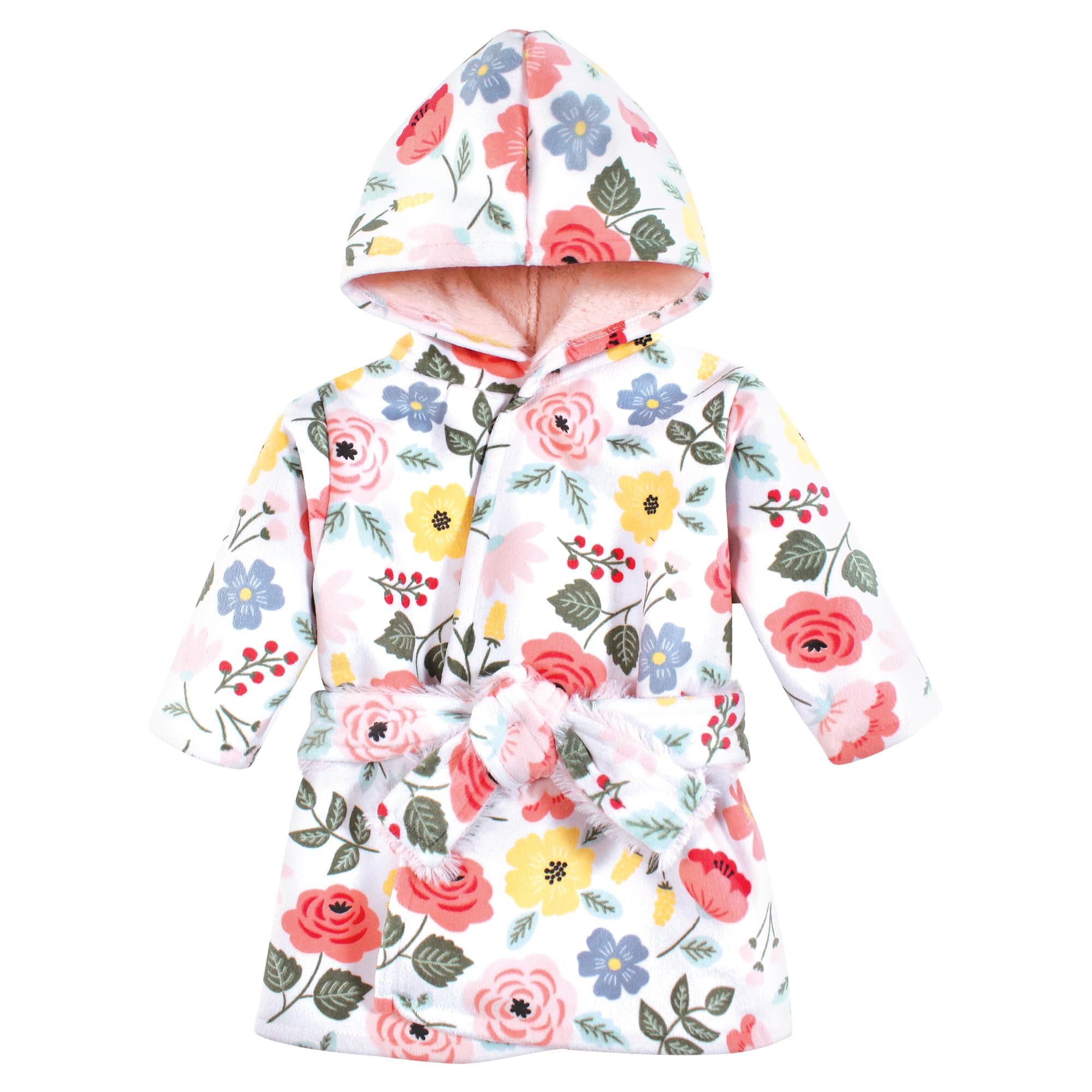 Hudson Baby Unisex BabyMink with Faux Fur Lining Pool and Beach Robe Cover-ups