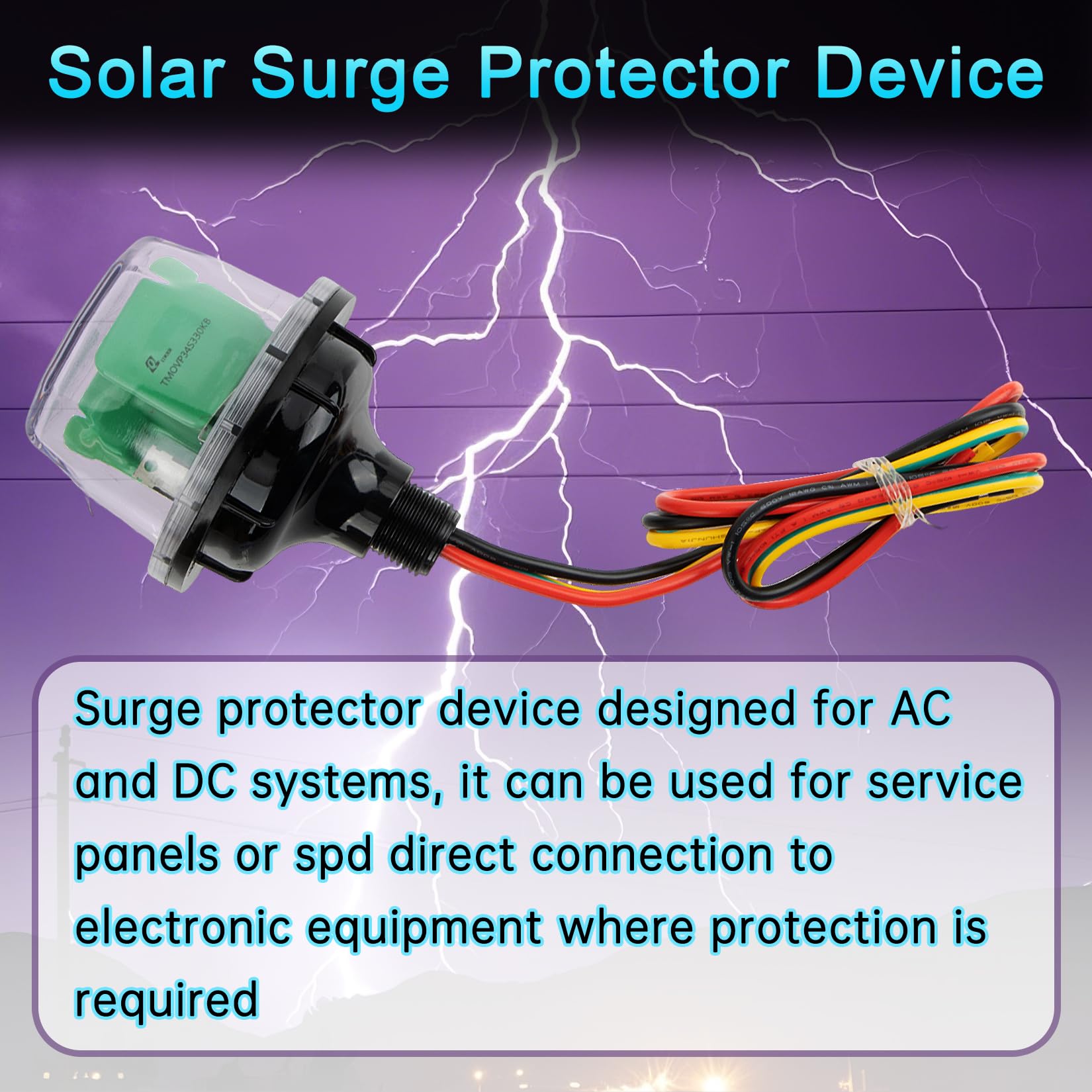 MNSPD-300-DC Solar Surge Protector Device -PSLER MNSPD300DC DC Surge Protector Replacement Midnite Solar