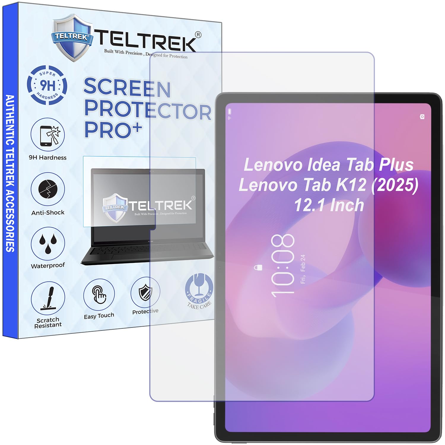 Matte Screen Protector Compatible With Lenovo Idea Tab Plus 12.1" Inch/Lenovo Tab K12 (2025) Flexible Screen Guard Not a Tempered Glass Screenguard-image-3