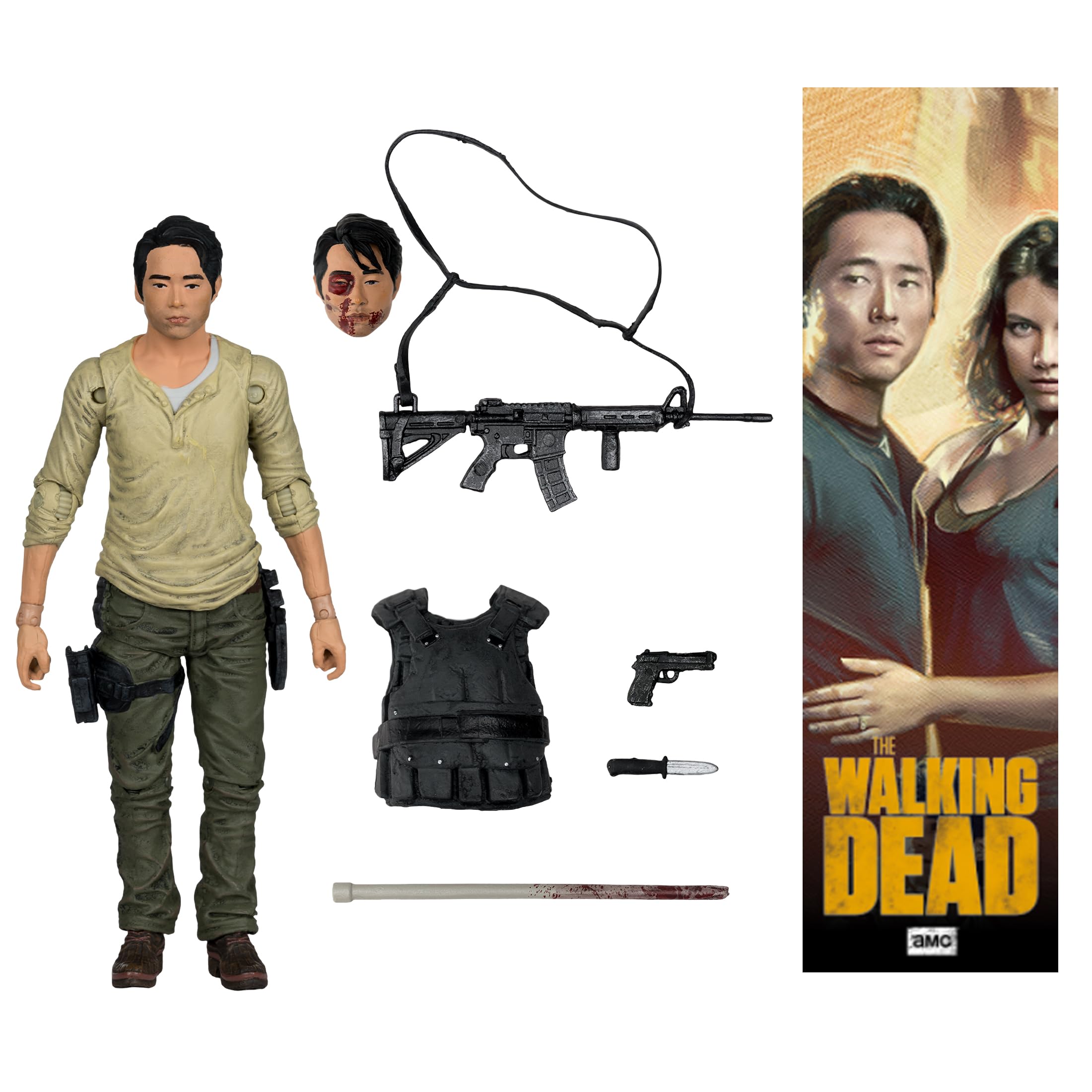 McFarlane Toys - Figura de acción de The Walking Dead Glenn de 5 Pulgadas