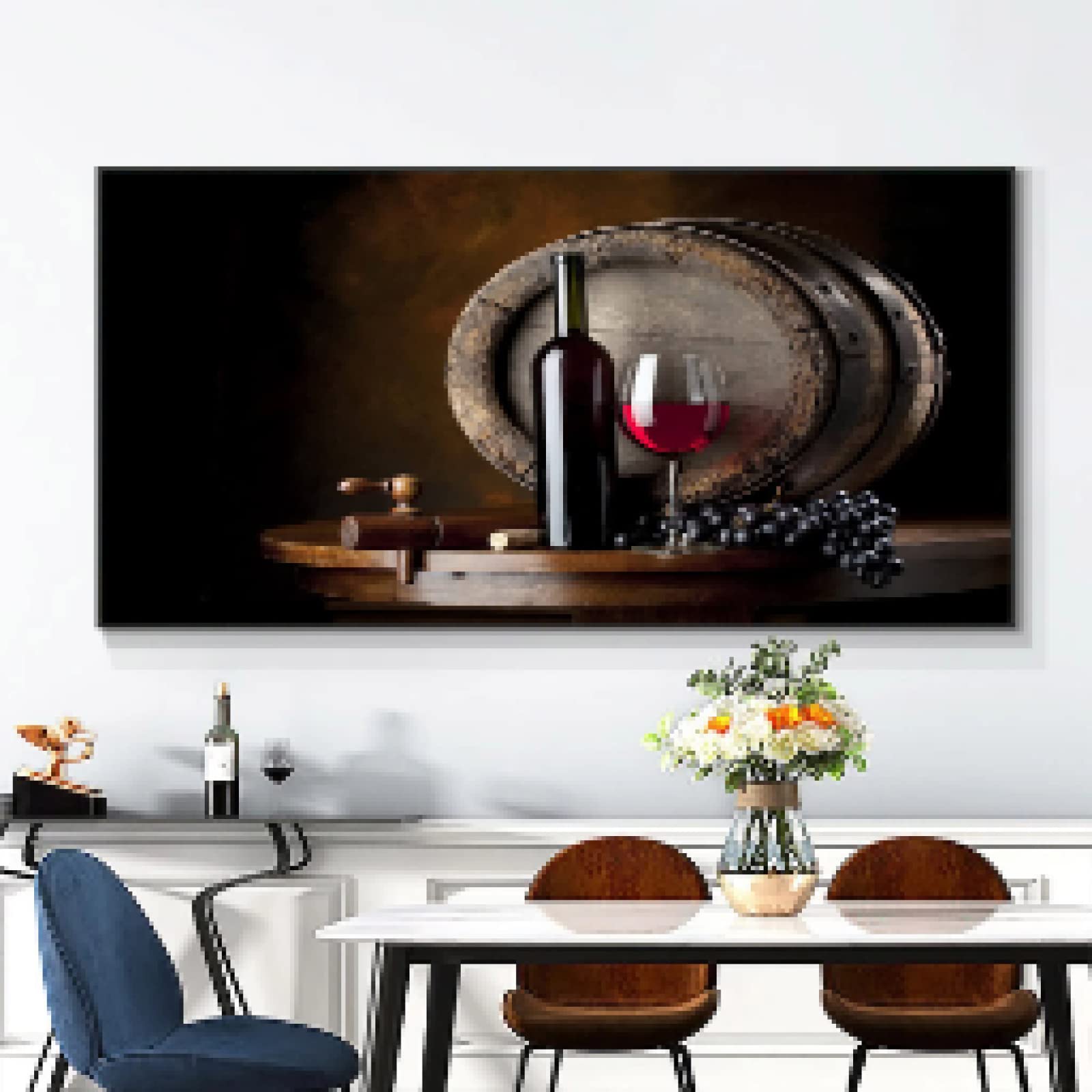 Cuadros de vino para comedor que transforman paredes vacias en espacios calidos 7
