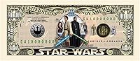 Vista 1 de Billete coleccionable de un millón de dólares de edición limitada de Star Wars en moneda