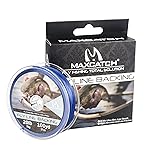 M MAXIMUMCATCH Maxcatch Braided Fly Line Backing for Fly Fishing 20/30lb(White, Yellow, Orange, Black&White, Black&Yellow, Blue, Pink, Green, Purple) (Deep Blue, 20lb,100yards)