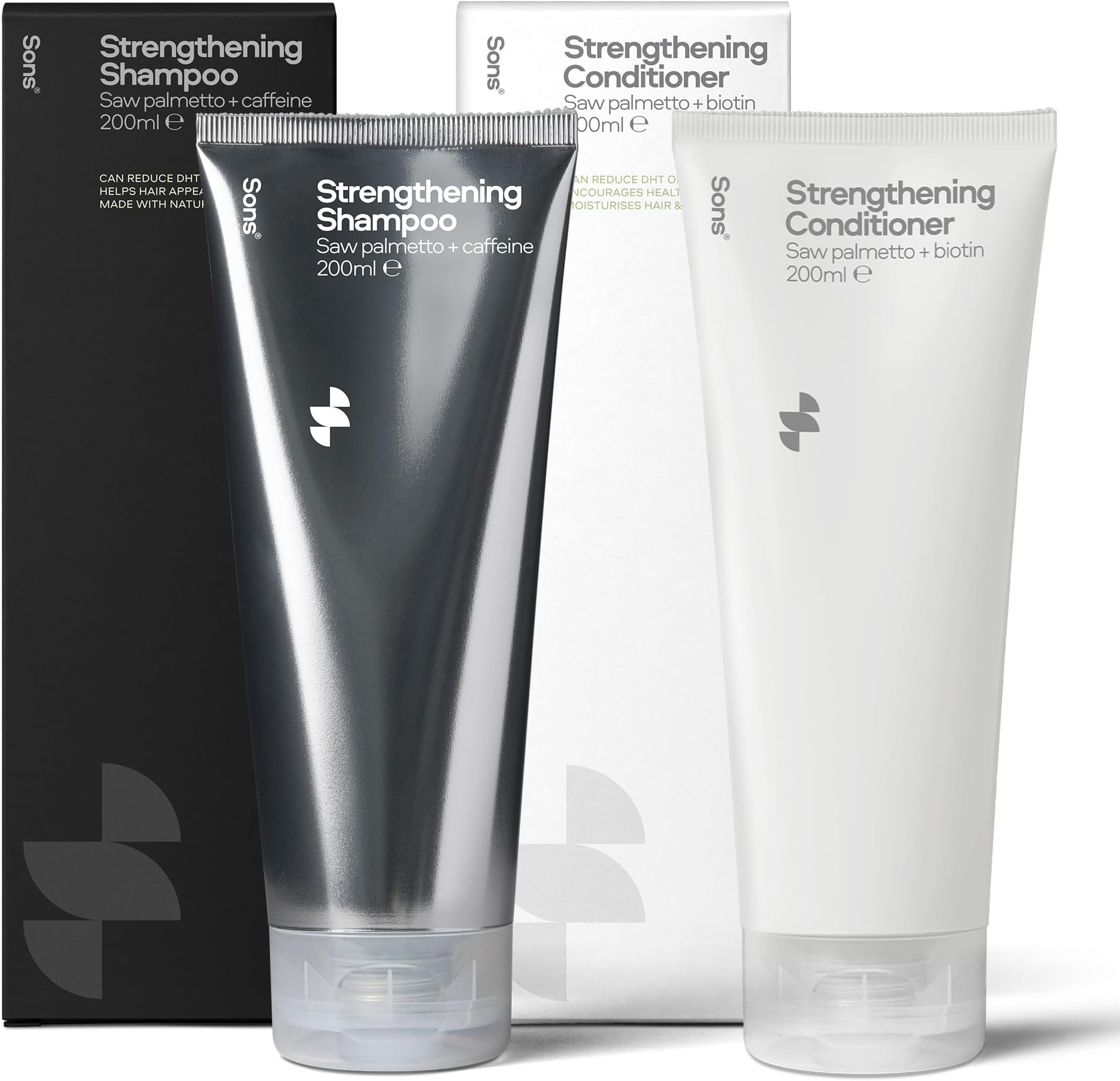 Sons Hair Growth Shampoo & Conditioner, DHT-Blocker & Anti-Dandruff for Men
