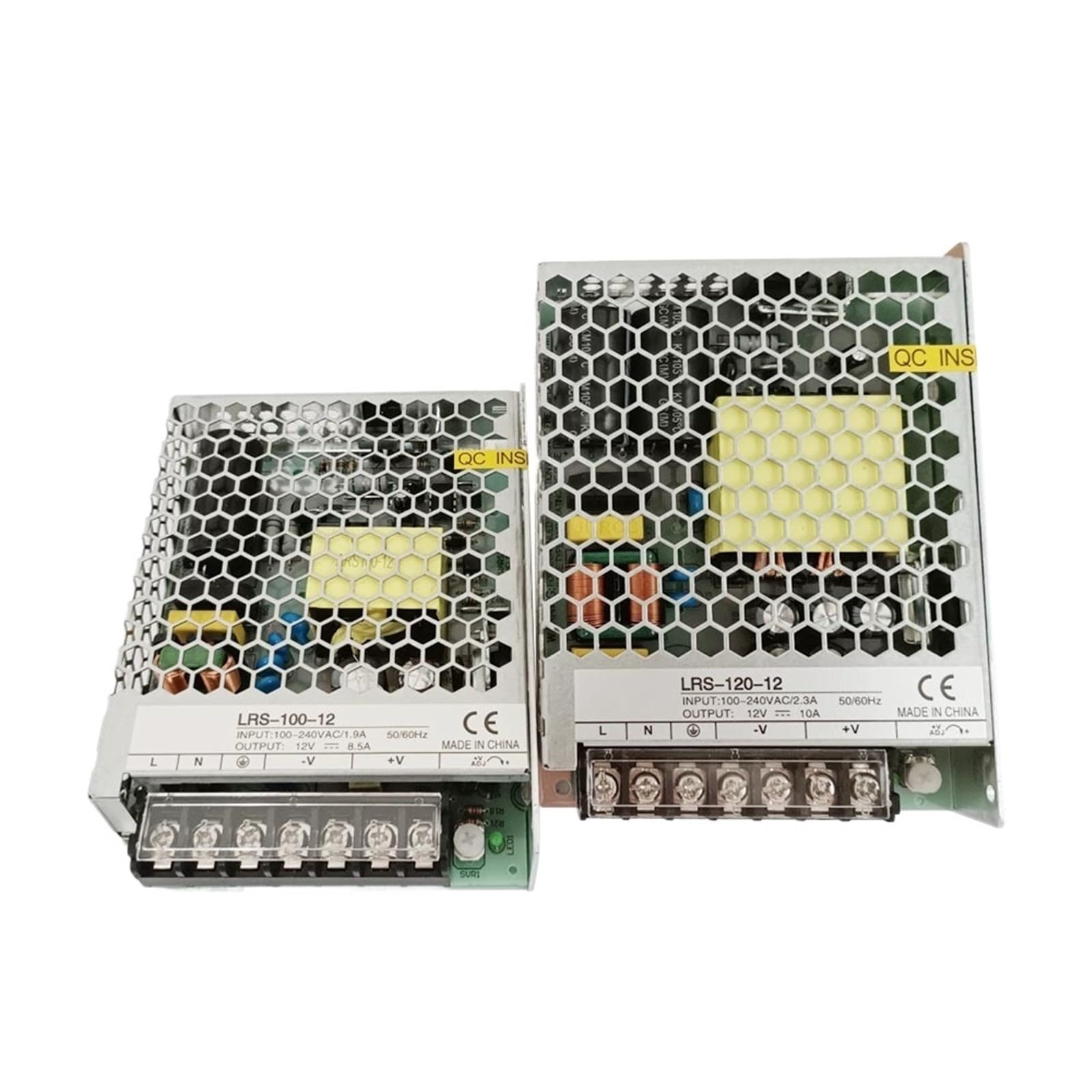 1 pz LRS-100W 120W Alimentatore switching a uscita singola 12V 24V sottile for apparecchiature di automazione di controllo industriale(LRS-120-12V 10A)