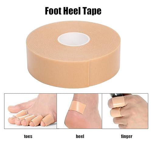 Miniatura 4 de Moleskin de 1 pulgada x 14.8 pies para pies, adhesivo para el cuidado de los pies, rollo de cinta Moleskin para pies, adhesivo antideslizante para