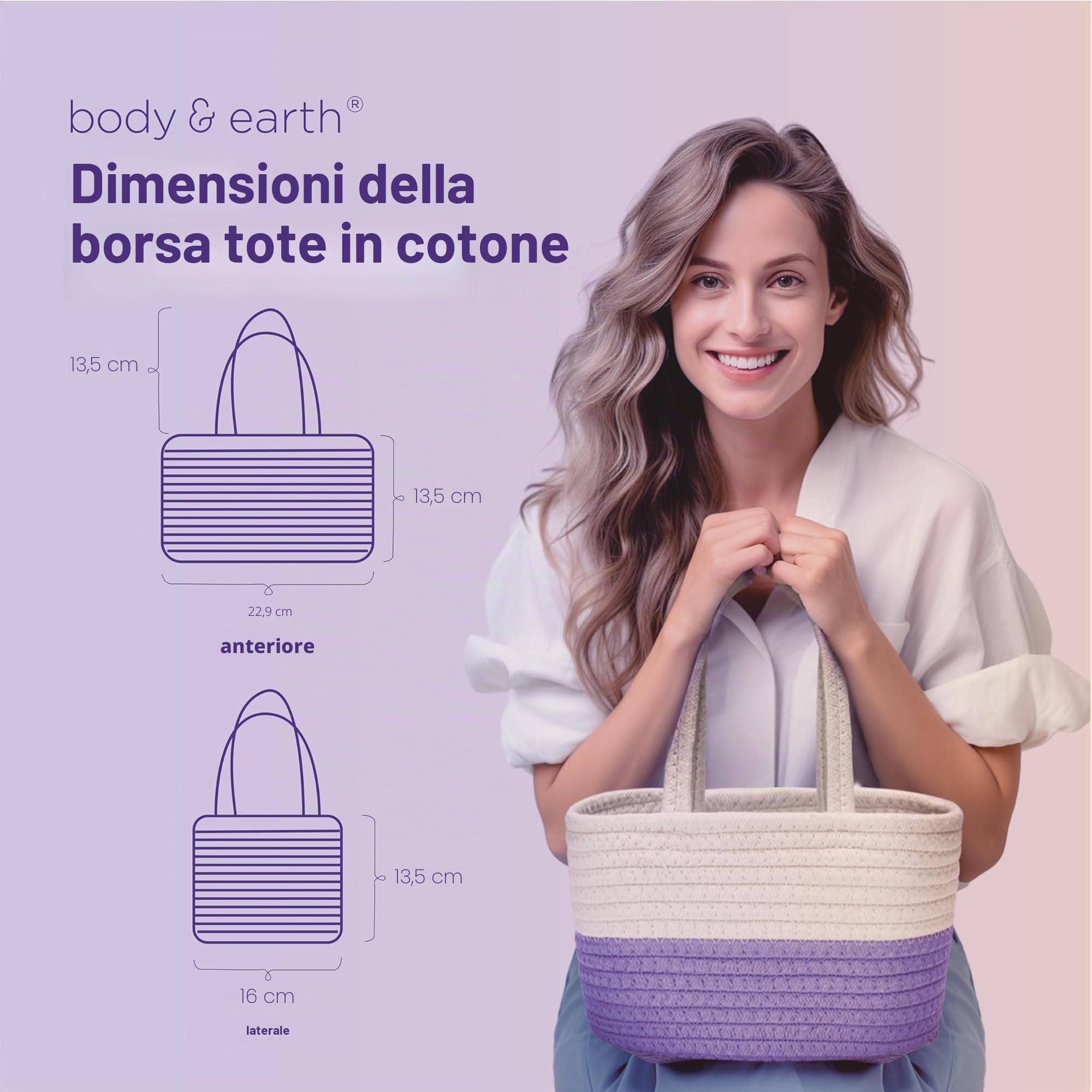 BODY & EARTH Set Regalo per Donne - Set da Bagno 11Pcs con prodotti Termali al Profumo di Lavanda, Cesto Regalo Benessere per Donne, Mamme, Fidanzate, Ragazze per Compleanno, San Valentino