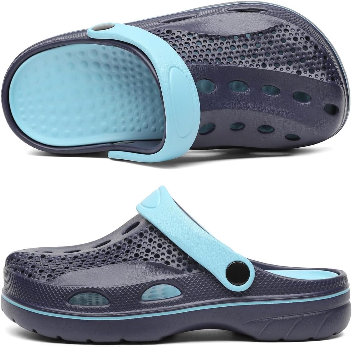 VZQ Women and Men Arch Support Clogs Slip-on Garden Shoes Outdoor Beach Slippers Sandals with Plantar Fasciitis Feet Cushion Insoles - Image 4