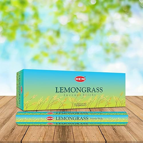 Miniatura 6 de HEM Varitas de incienso de citronela, paquete de 6 (20 palitos cada uno) para relajación y meditación
