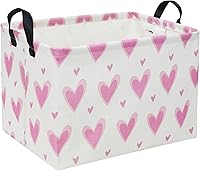 Vista 22 de HIYAGON - Cesta de Animales del Bosque Rectangular, Cesta de Almacenamiento para Bebé, Caja Organizadora de Almacenamiento, Caja de Decoración