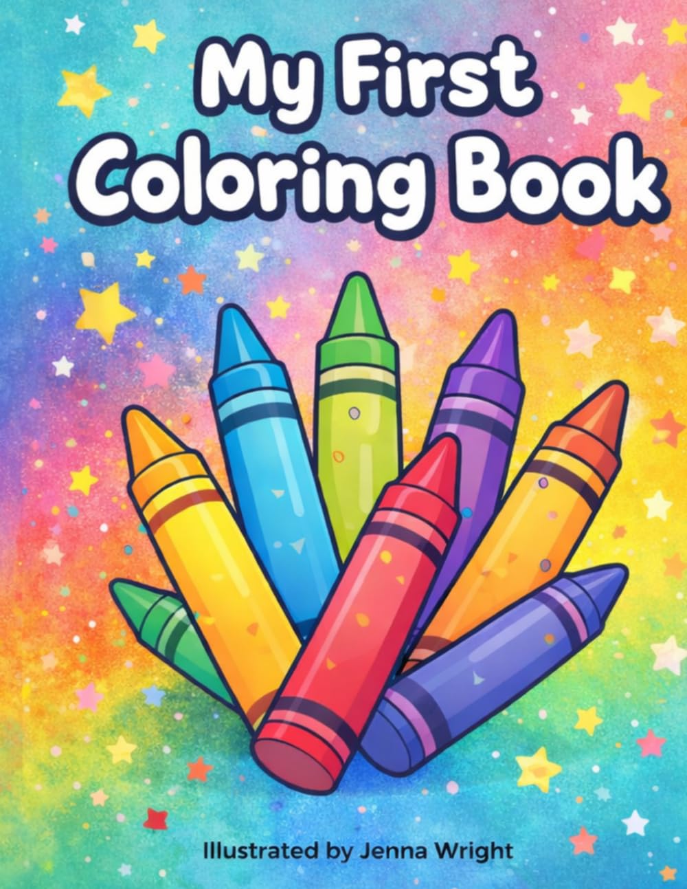 My first coloring book: Toddler coloring book