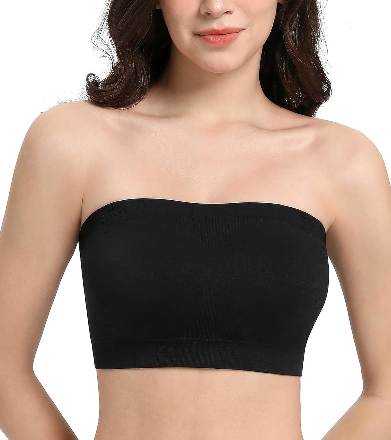 HACI Strapless Bra Wireless No-Slip Seamless Bandeau Tube Top for Women Everyday - Image 6