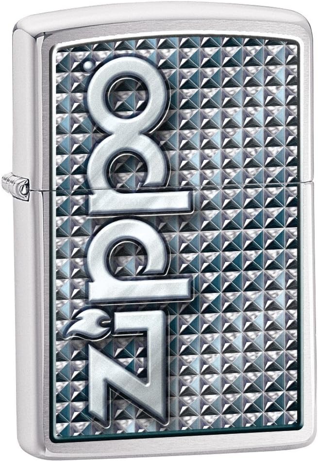 3D Abstract 1 Lighter (Silver, 5 1/2x3 1/2-Cm)