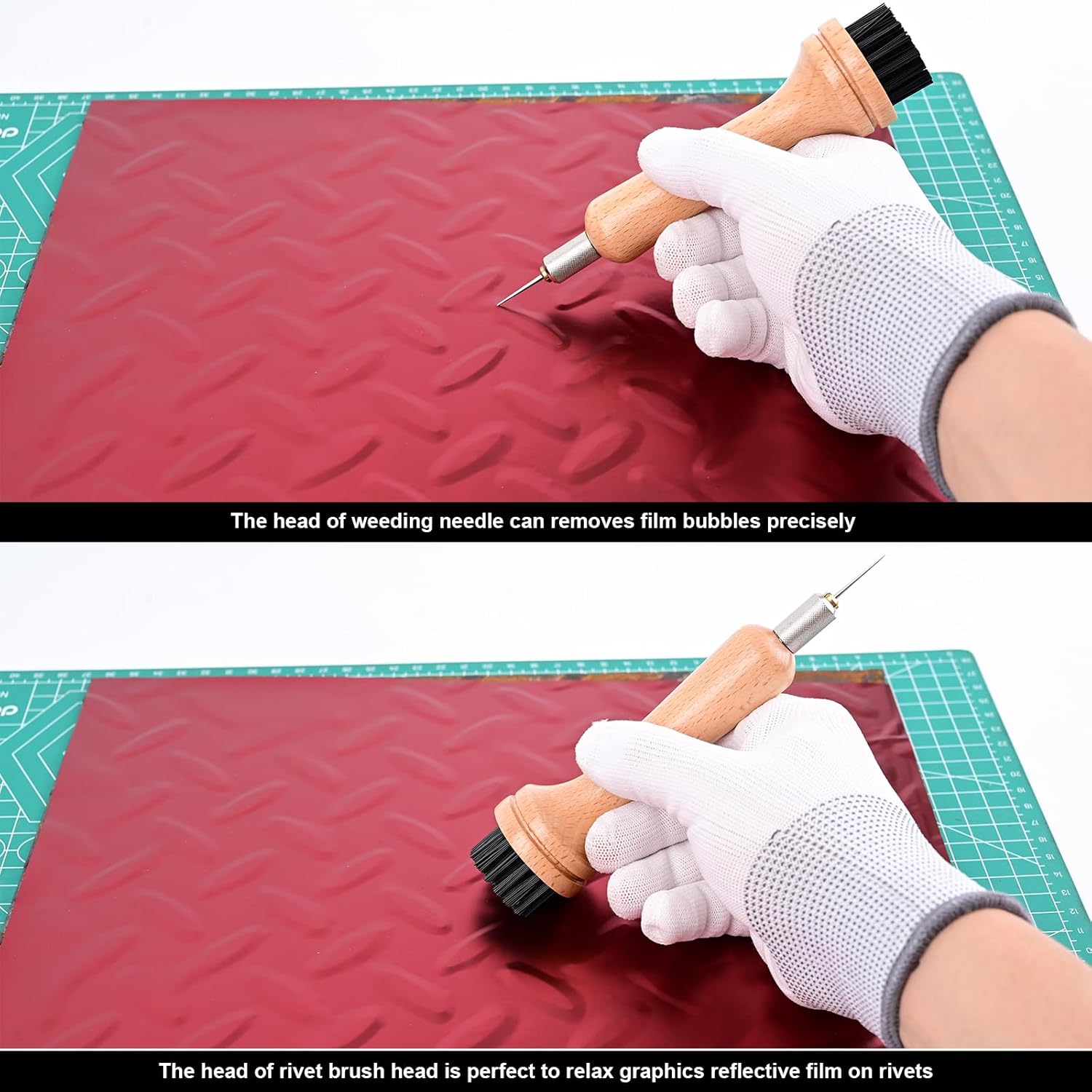 EHDIS Vinyl Wrap Roller Car Wrap Tools Sponge Wallpaper Roller Vehicle Channel Applicator Tool