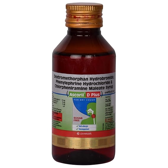 Ascoril D Plus Bottle of 100 ml Syrup Amazon.in Health & Personal Care