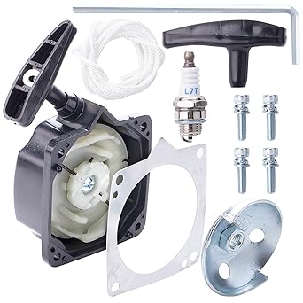 JINGKE 63022 Pull Start Starter for 43cc 49cc Pocket Bike Gas Scooter X1 X2 X8,52cc 2HP Earth Auger